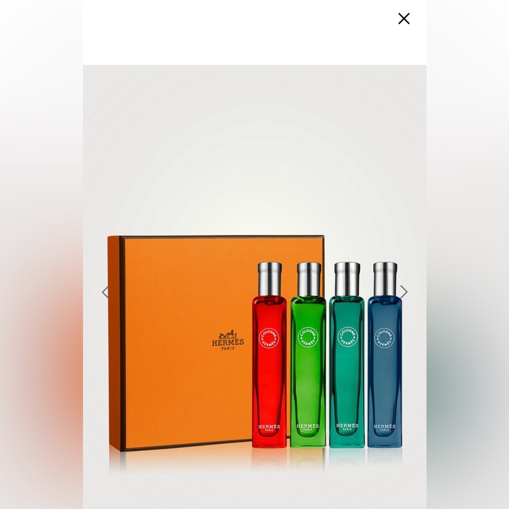 Hermès Collection Colognes in Orange Box